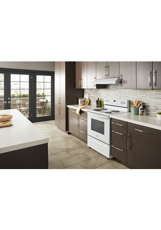 4.8 cu. ft. Electric Range with Keep Warm setting.