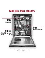 44 dBA Dishwasher in PrintShield™ Finish with FreeFlex™ Third Rack.