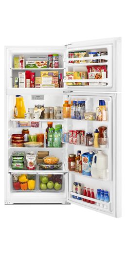 28-inch Wide Refrigerator Compatible With The EZ Connect Icemaker Kit – 18 Cu. Ft.