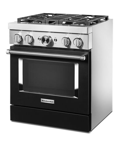 KitchenAid® 30'' Smart Commercial-Style Dual Fuel Range with 4 Burners