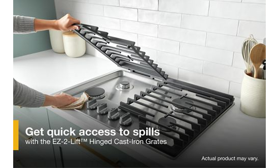 36-inch Gas Cooktop with Fifth Burner