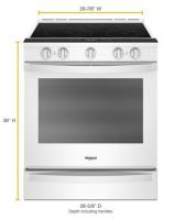 6.4 cu. ft. Smart Slide-in Electric Range with Air Fry, when Connected