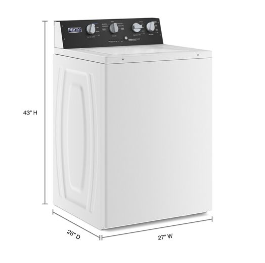 Commercial-Grade Residential Agitator Washer - 3.5 cu. ft.