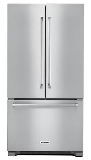 22 cu. ft. 36-Inch Width Counter Depth French Door Refrigerator with Interior Dispense