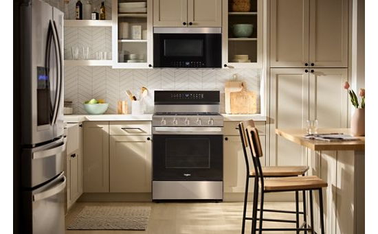 Air Fry Over- the-Range Oven with Flush Built-in Design