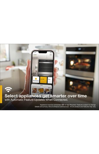 10.0 Total Cu. Ft. Double Wall Oven with Air Fry When Connected
