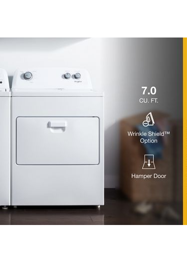 7.0 cu. ft. Top Load Gas Dryer with AutoDry™ Drying System
