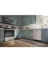 Quiet Dishwasher with Adjustable Upper Rack