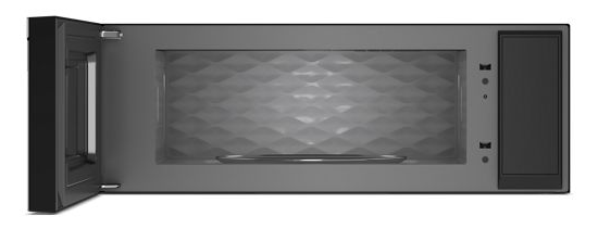 1.1 cu. ft. Smart Low Profile Microwave Hood Combination with 450 CRM 4-Speed Venting