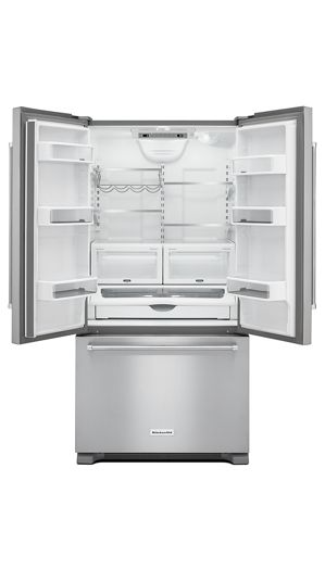22 cu. ft. 36-Inch Width Counter Depth French Door Refrigerator with Interior Dispense