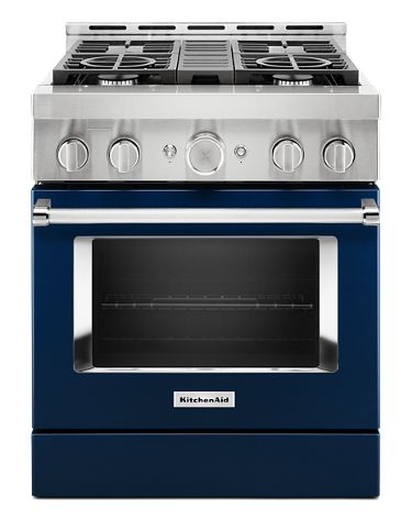 KitchenAid® 30'' Smart Commercial-Style Gas Range with 4 Burners