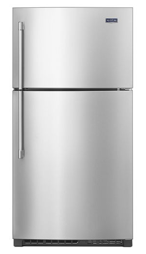 33-Inch Wide Top Freezer Refrigerator with EvenAir™ Cooling Tower- 21 Cu. Ft.
