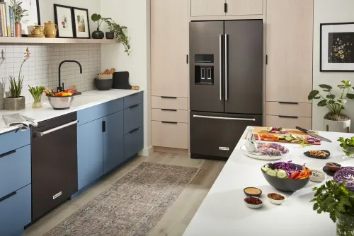 26.8 Cu. Ft. Standard-Depth French Door Refrigerator with Exterior Ice and Water Dispenser