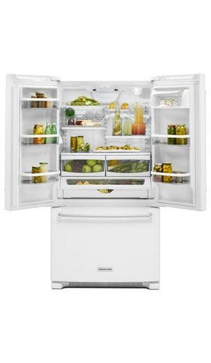 25 Cu. Ft. 36-Width Standard Depth French Door Refrigerator with Interior Dispense