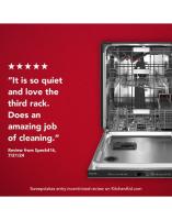44 dBA Dishwasher with FreeFlex™ Third Rack and LED Interior Lighting