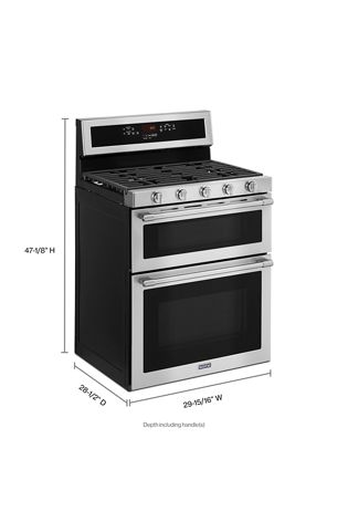 30-Inch Wide Double Oven Gas Range With True Convection - 6.0 Cu. Ft.