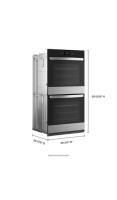 10.0 Cu. Ft. Double Smart Wall Oven with Air Fry