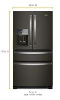 36-Inch Wide French Door Refrigerator - 25 cu. ft