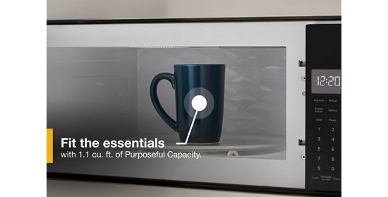 1.1 cu. ft. Built-In Microwave with Slim Trim Kit - 14