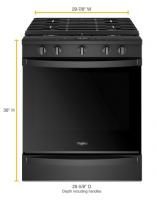 5.8 cu. ft. Smart Slide-in Gas Range with Air Fry, when Connected