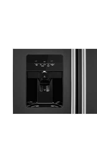 36-Inch Wide Side-by-Side Refrigerator with Exterior Ice and Water Dispenser - 25 Cu. Ft.