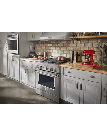 KitchenAid® 30'' Smart Commercial-Style Gas Range with 4 Burners