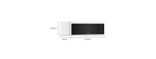 1.1 cu. ft. Smart Low Profile Microwave Hood Combination with 450 CRM 4-Speed Venting