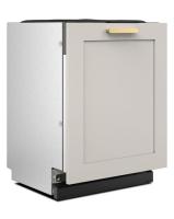 44 dBA Panel-Ready Two-Rack Flush Dishwasher with Door-Open Dry System