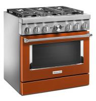 KitchenAid® 36'' Smart Commercial-Style Dual Fuel Range with 6 Burners
