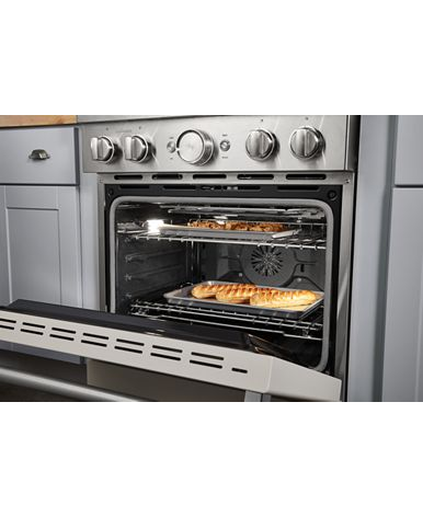 KitchenAid® 30'' Smart Commercial-Style Dual Fuel Range with 4 Burners