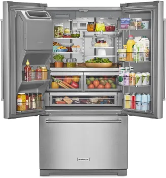 26.8 Cu. Ft. Standard-Depth French Door Refrigerator with Exterior Ice and Water Dispenser