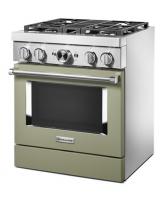 KitchenAid® 30'' Smart Commercial-Style Dual Fuel Range with 4 Burners