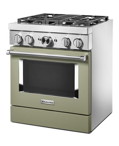KitchenAid® 30'' Smart Commercial-Style Dual Fuel Range with 4 Burners