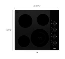24-inch Compact Electric Ceramic Glass Cooktop