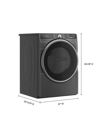 7.4 cu. ft. Smart Front Load ENERGY STAR® Electric Dryer with Steam Capabilities