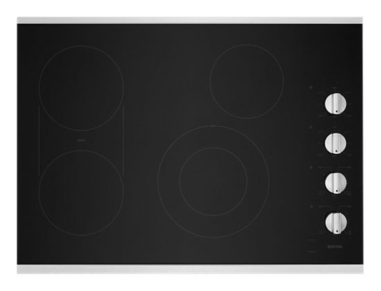 30-Inch Electric Cooktop with Reversible Grill and Griddle