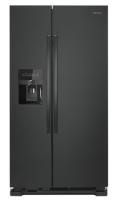 33-inch Side-by-Side Refrigerator with Dual Pad External Ice and Water Dispenser