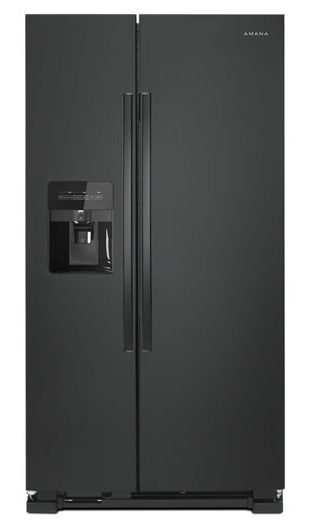 33-inch Side-by-Side Refrigerator with Dual Pad External Ice and Water Dispenser