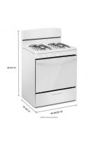 Amana® 30-inch Gas Range with Easy-Clean Glass Door