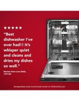 44 dBA Dishwasher in PrintShield™ Finish with FreeFlex™ Third Rack.