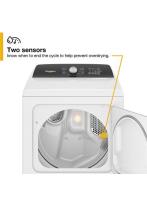 7.0 Cu. Ft. Top Load Electric Moisture Sensing Dryer with Steam