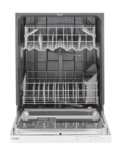 Quiet Dishwasher with Boost Cycle and Pocket Handle