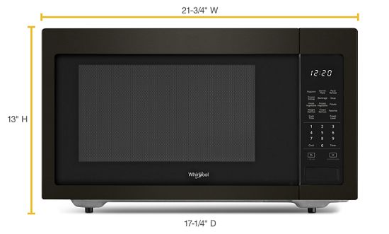 1.6 cu. ft. Countertop Microwave with 1,200-Watt Cooking Power