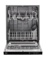 Quiet Dishwasher with Adjustable Upper Rack