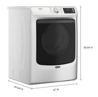 Smart Pet Pro Front Load Gas Dryer - 7.4 CU. FT.