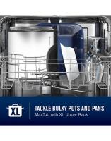 Stainless steel tub dishwasher with Dual Power Filtration