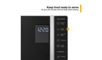 1.1 Cu. Ft. Capacity Countertop Microwave with 900 Watt Cooking Power