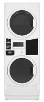 Commercial Electric Stack Washer/Dryer, Card Reader Ready or Non-Vend