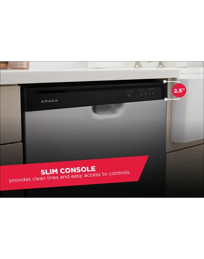 Amana® Dishwasher with Triple Filter Wash System