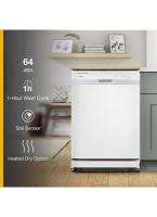 Heavy-Duty Dishwasher with 1-Hour Wash Cycle